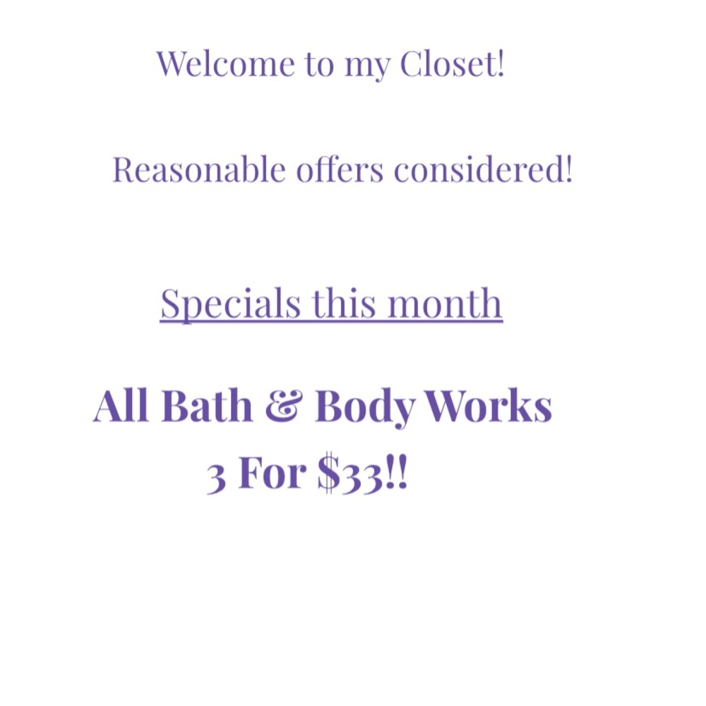 MONTHLY SPECIAL
